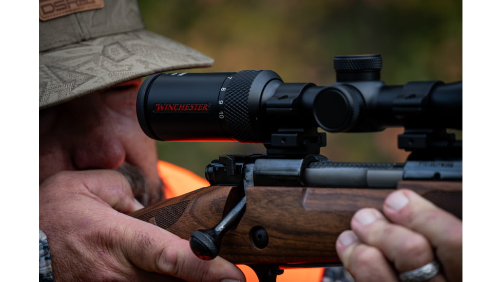 Winchester Supreme Optics 3.5-10x50mm Riflescope, Black, 3.5-10x50