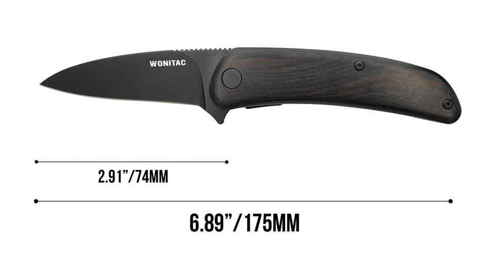 WONITAC Linerlock Ebonywood, WNT2512