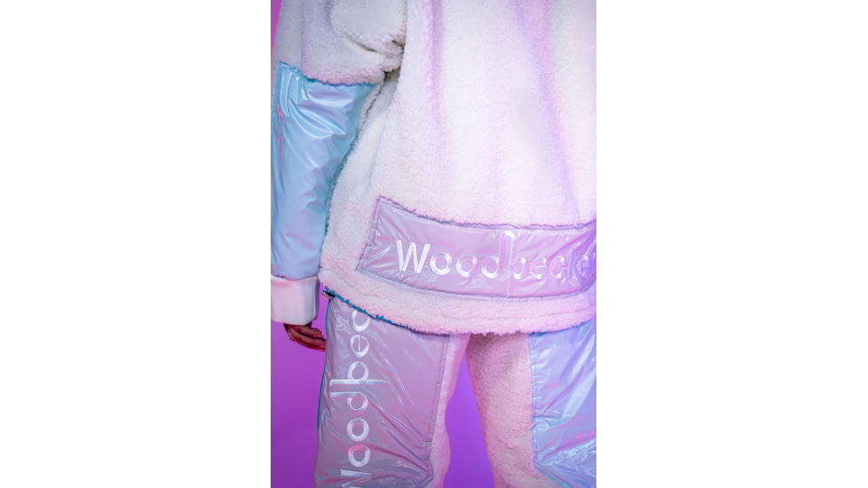 Woodpecker Teddy Fleece Track Pants, Cream, L, WPU002B-CRE-L