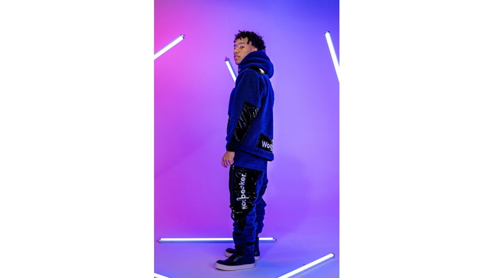 Woodpecker Teddy Fleece Track Pants, Navy, M, WPU002B-NAV-M