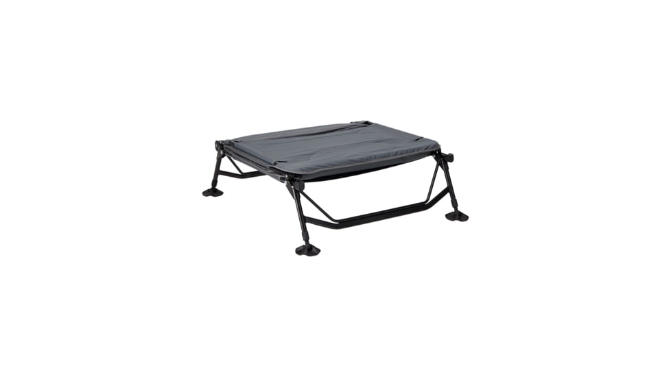 Woods Portable Quick Set-up Folding Adjustable 2-in-1 Camping Lounger/Cot, Gray, CTI0765535