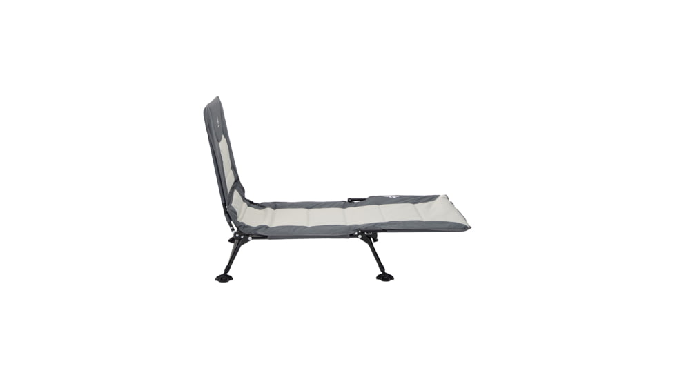 Woods Portable Quick Set-up Folding Adjustable 2-in-1 Camping Lounger/Cot, Gray, CTI0765535