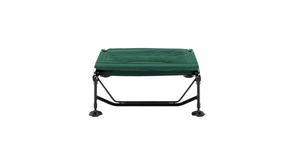 Woods Portable Quick Set-up Folding Adjustable 2-in-1 Camping Lounger/Cot, Green, CTI0765535G