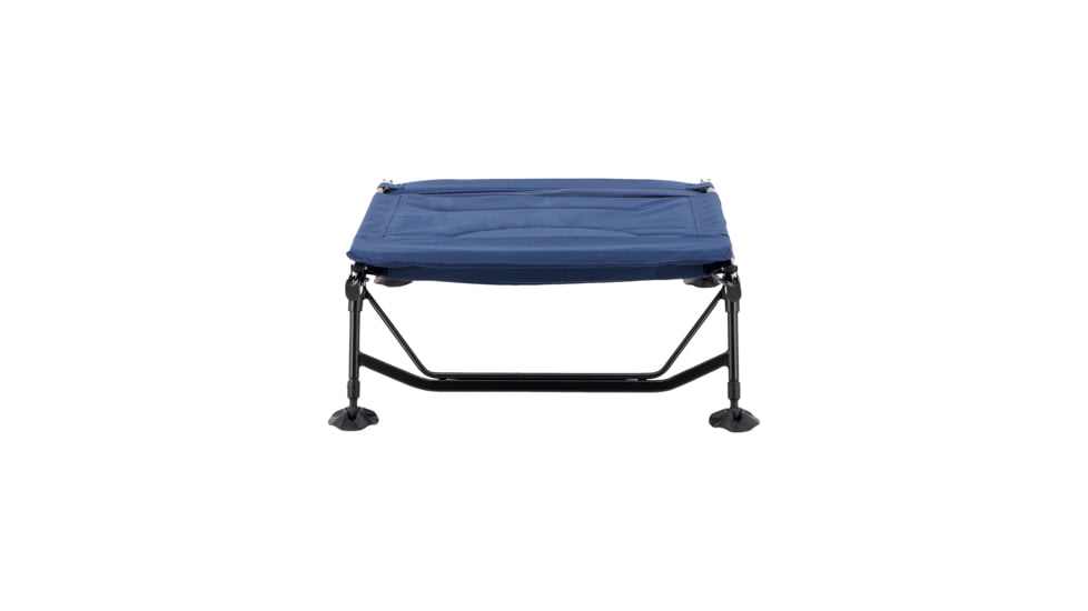 Woods Portable Quick Set-up Folding Adjustable 2-in-1 Camping Lounger/Cot, Navy, CTI0765535N