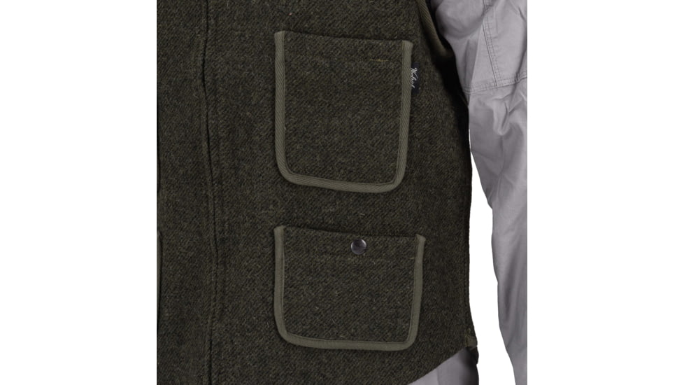 Woolrich Utility 12 Full Zip Vest, Olive Green, M, 24188-OG-M