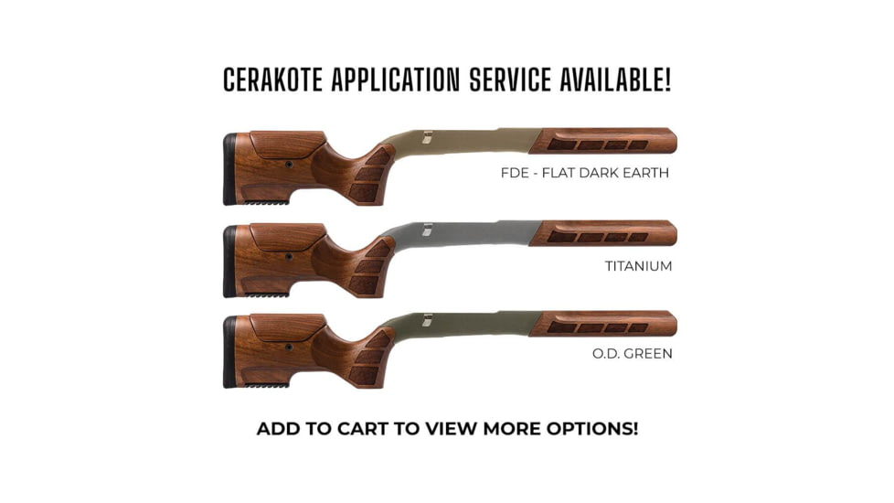 WOOX Exactus Precision Stock - Remington Model 700, M5 DBM / AICS Chassis, Standard, Left Hand, Short Action, Walnut, SH.GNS002.25LH