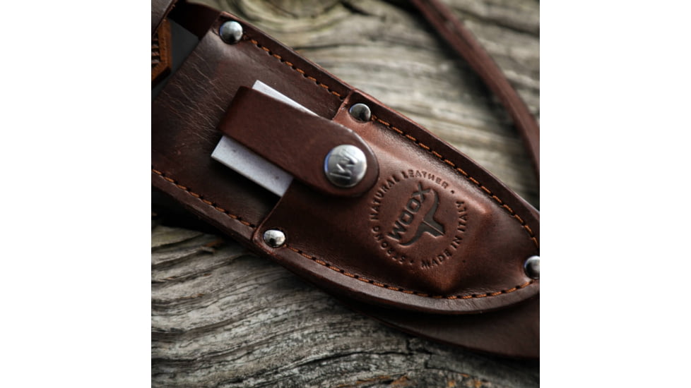 WOOX Rock 62 Genuine Leather High-End Sheath, Brown, BU.SHT001.01