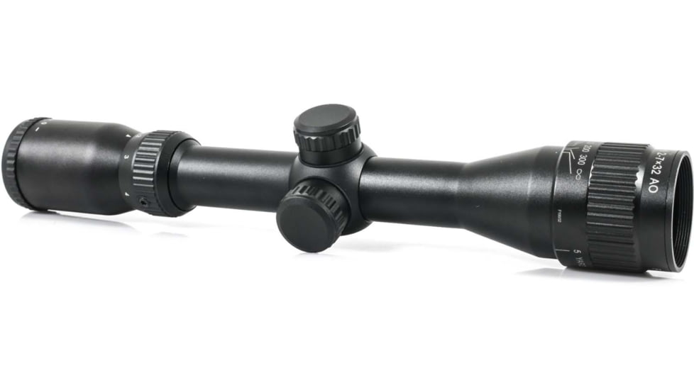 Wulf Optics Fireball 2-7x32 AO Rifle Scope , 1in Tube, Second Focal Plane, Half Mil-Dot Reticle, Black, WU9102