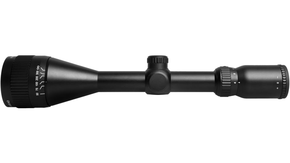 Wulf Optics Fireball 4-12x50 AO Rifle Scope, 1in Tube, Second Focal Plane, Half Mil-Dot Reticle, Black, WU9101