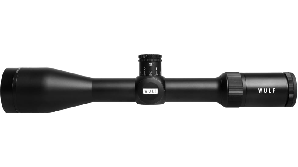 Wulf Optics Hurricane Lite 4.5-18x50mm Rifle Scope, 30mm Tube, Second Focal Plane, Non Illuminated Half Mildot SF Reticle, Black, WU9109