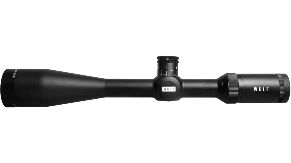 Wulf Optics Lightning 7-25x44 Rifle Scope, 1in Tube, Second Focal Plane, Half Mil-Dot Reticle, Black, WU9103