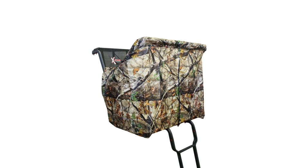 USED X-Stand Ladderstand Blind, DZX Camo, Two Person, XATA606, EDEMO1