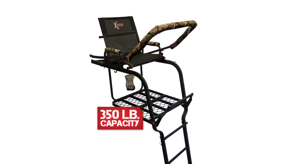 X-Stand The General XT 22 Ft Ladderstand, Black, 22 Ft Single, XSLS578