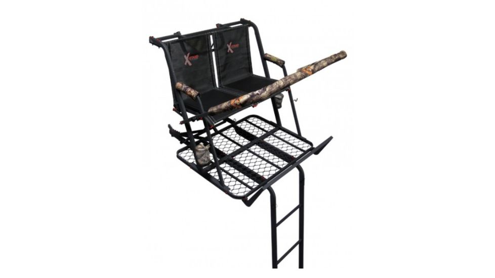 X-Stand The Jayhawk Tree Stand, Black, 20ft Double, XSLS624