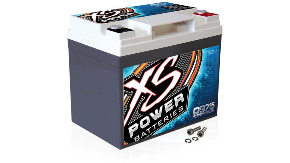 XS Power D927 AGM Deep Cycle 12 Volt Battery - 2100A, 525CA, 35Ah, 1000W / 2000W, White D975