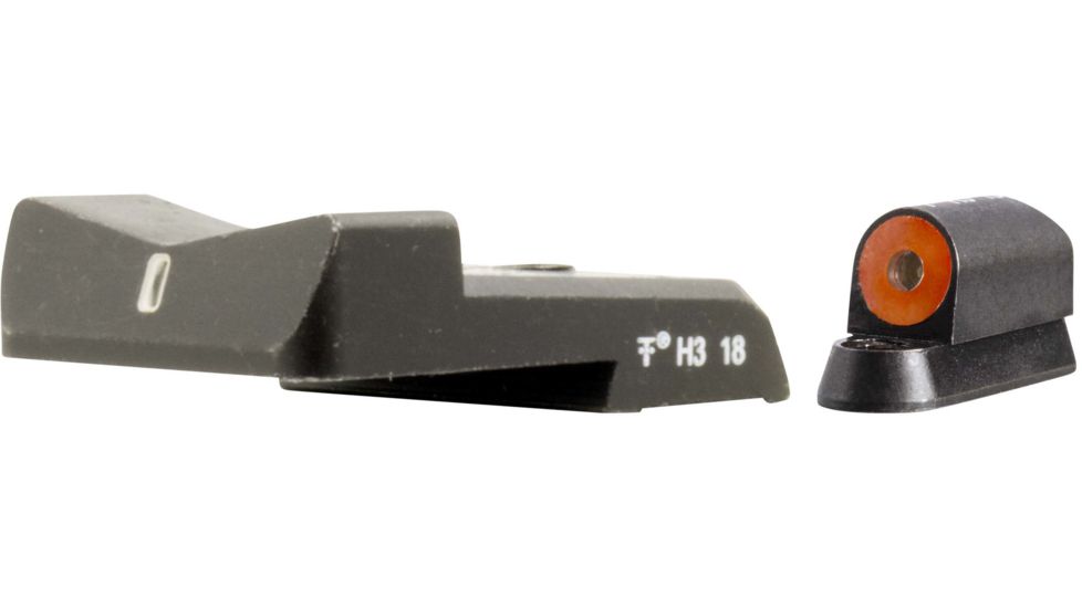 XS Sight Systems DXT2 Big Dot Pistol Tritium Night Sight, CZ P10, Orange, Standard, CZ-0010S-5N