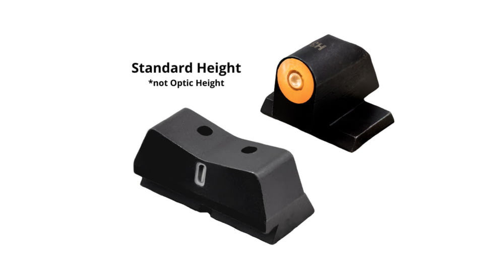 XS Sight Systems DXT2 Big Dot Sight, S&amp;W M&amp;P OR, Full Size, Compact, Orange, SW-0039S-5N
