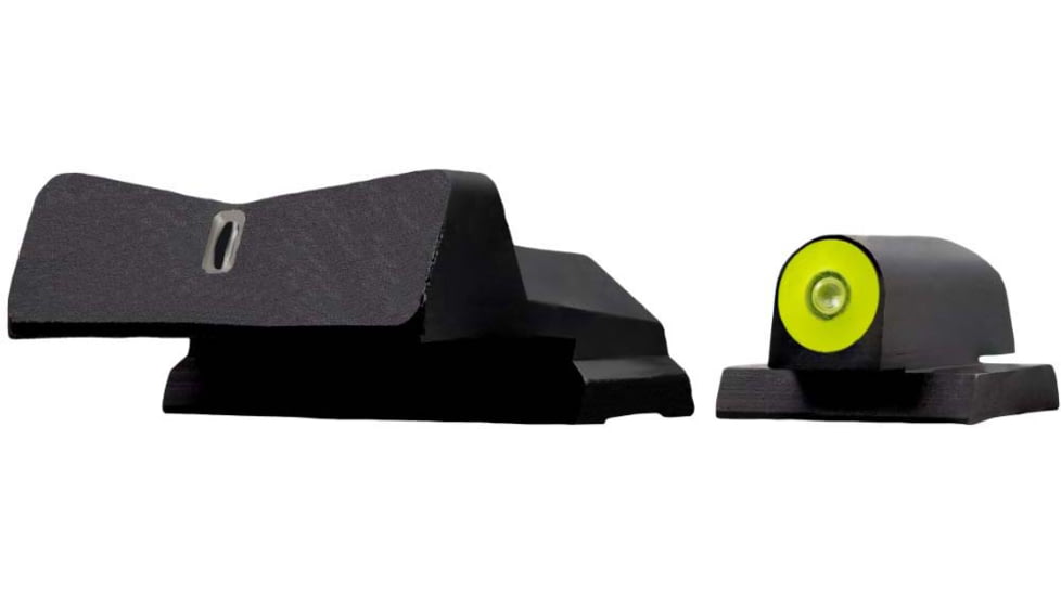 XS Sight Systems DXT2 Big Dot Sight, Yellow, Colt Enhanced Govt. 5in Novak Rear, NE-0027S-5Y