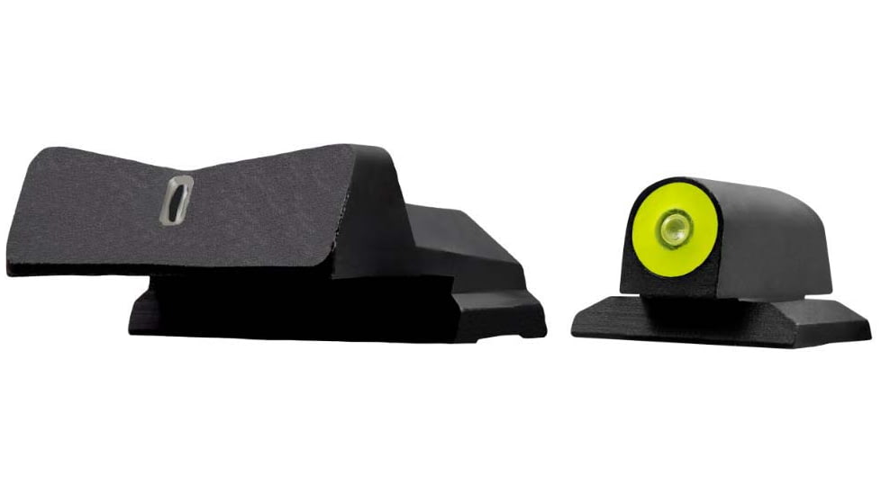 XS Sight Systems DXT2 Big Dot Sight, Yellow, Colt Govt. 5in Novak Rear, NE-0021S-5Y