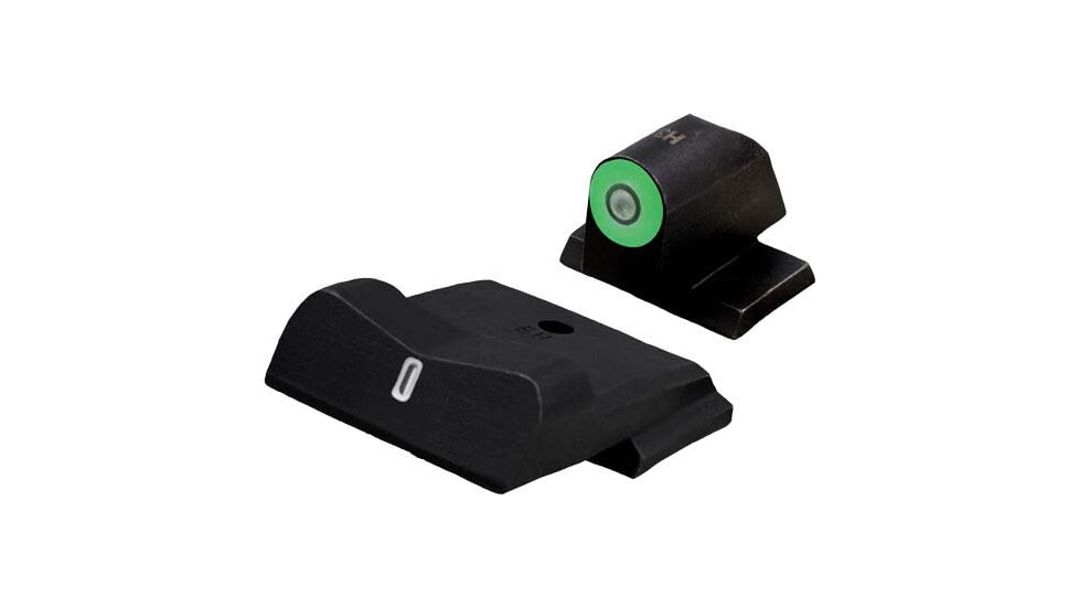 XS Sight Systems DXT2 Pro Big Dot Tritium Pistol Sight, S&amp;W M&amp;P &amp; M2.0 FS/Compact, Fron/Rear, Black, Green, Green, SW-X201S-5G