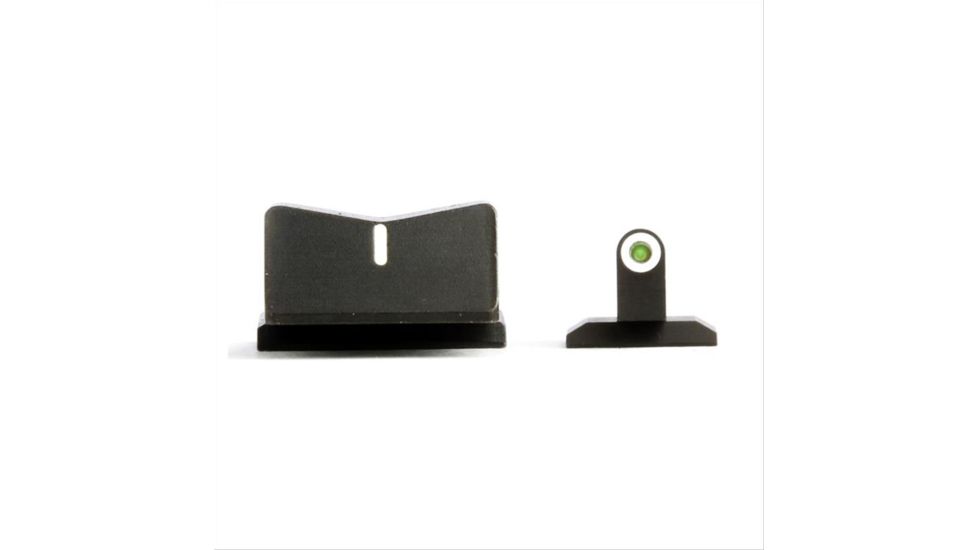 XS Sight Systems DXW Standard Dot for Colt Gov 5in, Novak Rear Suppressor Height, Tritium Front, White Stripe Rear NE-0017S-4