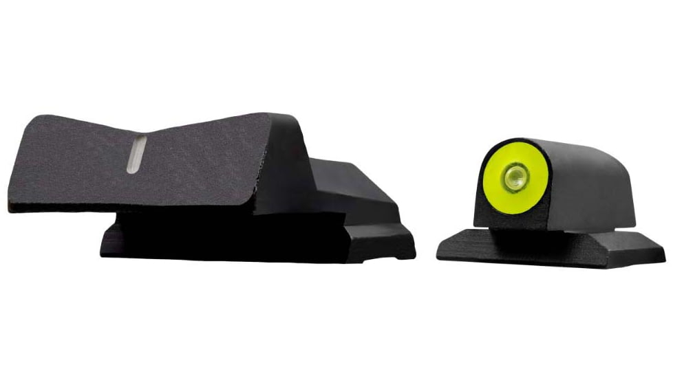 XS Sight Systems DXW2 Big Dot Sight, Yellow, Colt Govt. 5in Novak Rear, NE-0021S-3Y