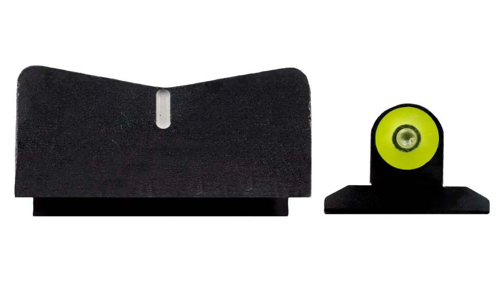 XS Sight Systems DXW2 Big Dot Sight, Yellow, Kimber 1911 Custom 5in/Ultra Carry, KB-0006S-3Y