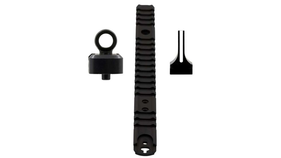 XS Sight Systems Lever Rail Ghost Rifle Scope Ring WS, Marlin 1894, dvtl front, Matte Black, Standard, ML-1007-5