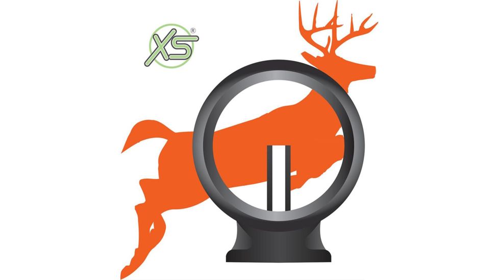 XS Sight Systems Lever Rail with Ghost Ring Sight Set for Marlin 1895, ML-1001-5