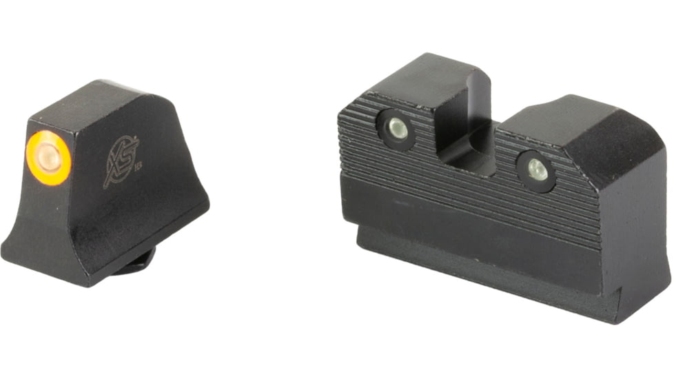 XS Sight Systems R3D 2.0 Night Sight, Glock Optic/Supp 17,19,22-24,26,27,31-36,38, Orange, GL-R204P-6N