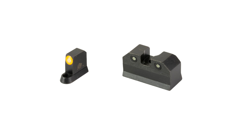 XS Sights R3D, 2.0, Suppressor Height Tritium Night Sight, For CZ P10, Orange Front Outline, Orange Tritium Front/Rear, CZ-R201S-6N