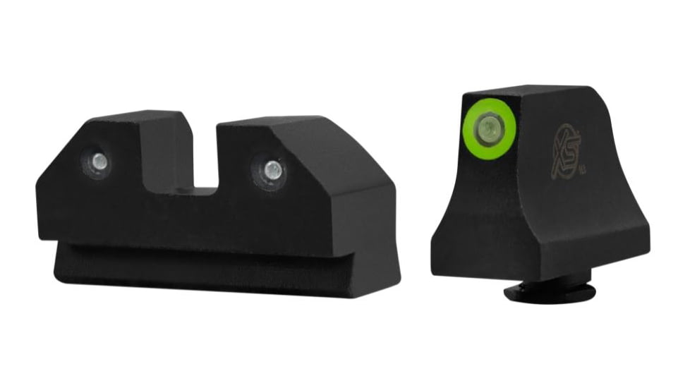 XS Sight Systems R3D Night Sights for Glock Suppressor 43x &amp; 48, Green, GL-R022P-6G