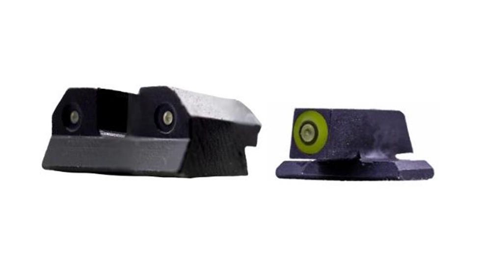 XS Sight Systems R3D Night Sights, Tritium, Green, Sig Sauer, Black, SI-R015P-6G