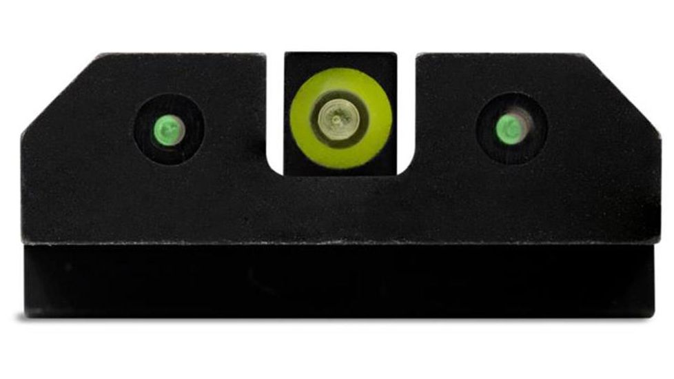 XS Sight Systems R3D Night Sights, Tritium, Green, Smith &amp; Wesson M&amp;P Shield/ M&amp;P M2.0 Shield, Black, SW-R033S-6G
