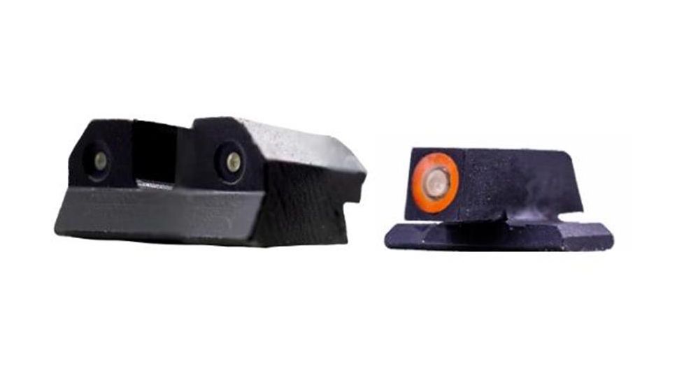 XS Sight Systems R3D Night Sights, Tritium, Orange, Sig Sauer, Black, SI-R015P-6N