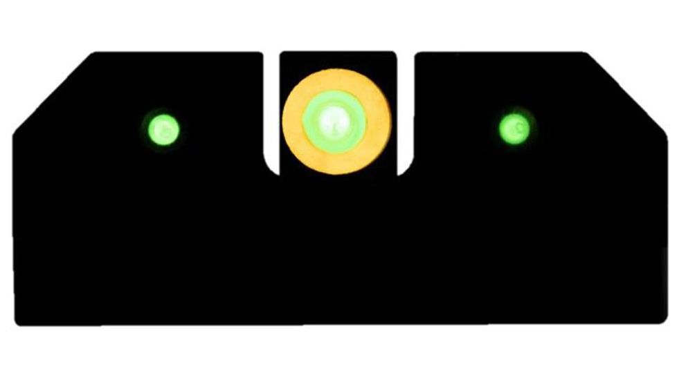 XS Sight Systems R3D Night Sights, Tritium, Orange, Smith &amp; Wesson M&amp;P Shield/ M&amp;P M2.0 Shield, Black, SW-R033S-6N