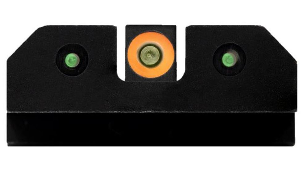 XS Sight Systems R3D Night Sights, Tritium, Orange, Smith &amp; Wesson M&amp;P Shield/ M&amp;P M2.0 Shield, Black, SW-R033S-6N