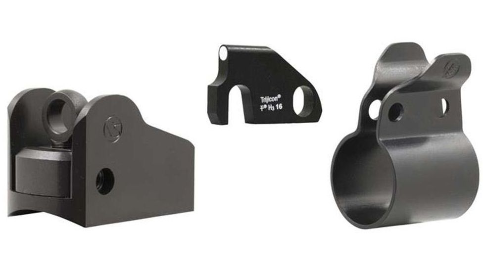 XS Sight Systems Winged Ghost Ring w/Banded Standard Dot White Front Sight, Mossberg 500, 590, Std Bbl, Matte Black, Standard, MB-1002-1