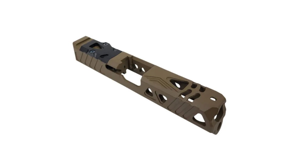 XTS Triangle Windows Glock 19 RMR Cut Slide, Flat Dark Earth, G19-SLD2FD