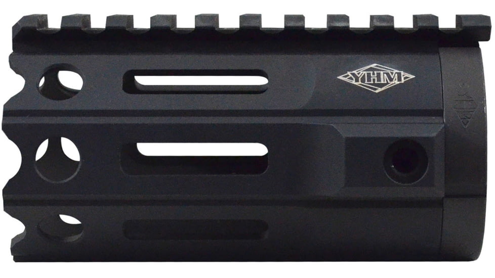 Yankee Hill Machine 4.25in Mini M-LOK MR7 Free-floating Handguard, Matte Black, YHM-5332
