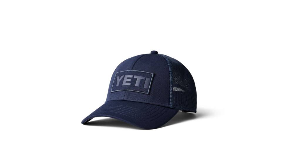 Yeti Core Patch Trucker Hat Navy on Navy, Navy, One Size, 21023005559