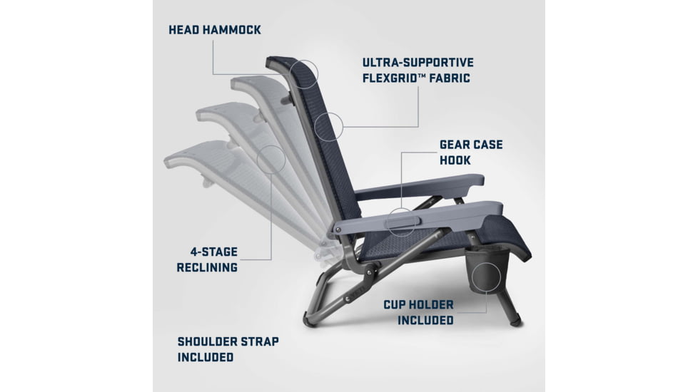 Yeti Hondo Beach Chair, Navy, 26010000360