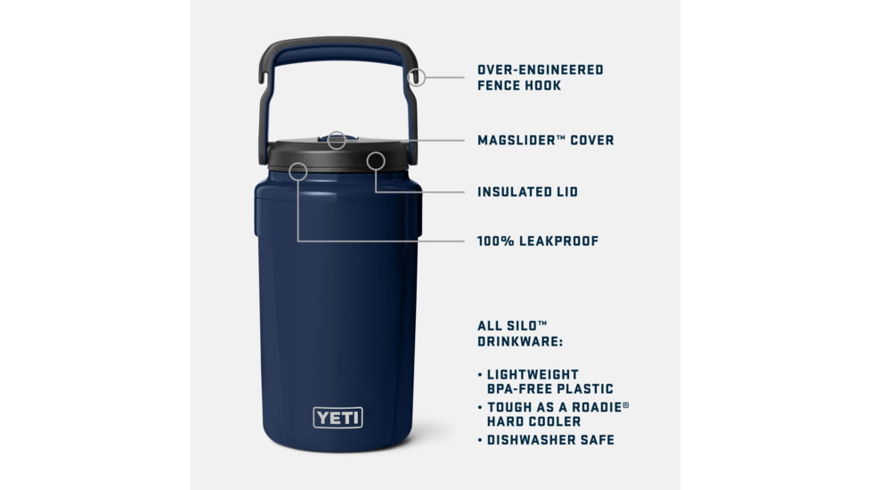 Yeti Silo Half Gallon Jug w/MagSlider Straw Cap