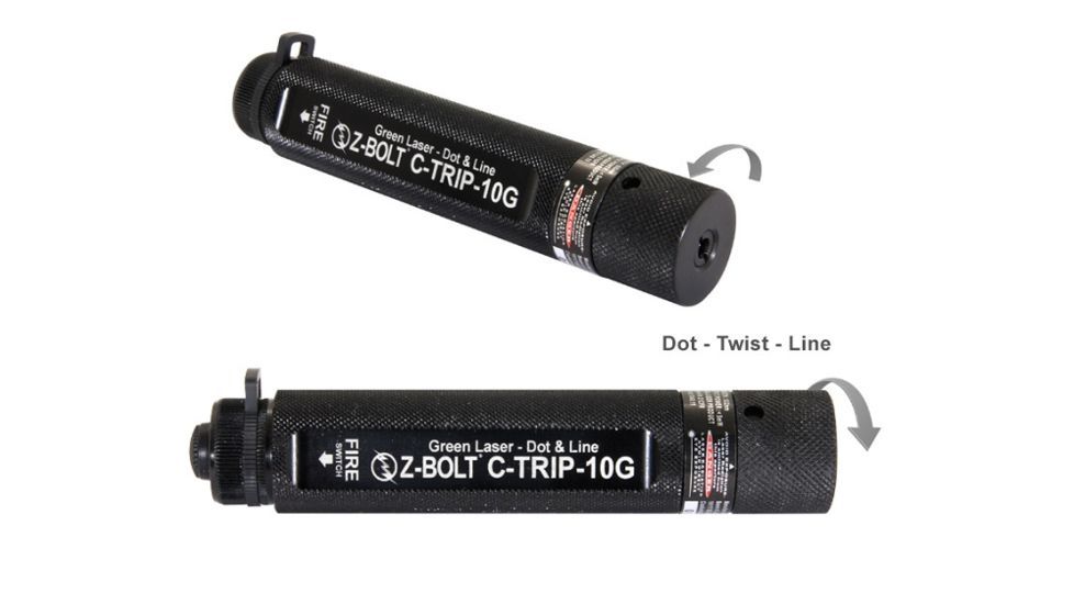 Z-Bolt Green Dot &amp; Line Laser For Trip Wire Detection &amp; Tactical Comms, Multicam, C-TRIP-10G-MC