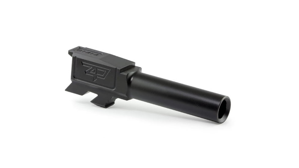 Zaffiri Precision Flush and Crown Glock 43X 9mm Luger Non-Threaded Pistol Barrel, 3.06in, 1-10 RH Twist, Nitride, Black, BA-G43-FC-BN