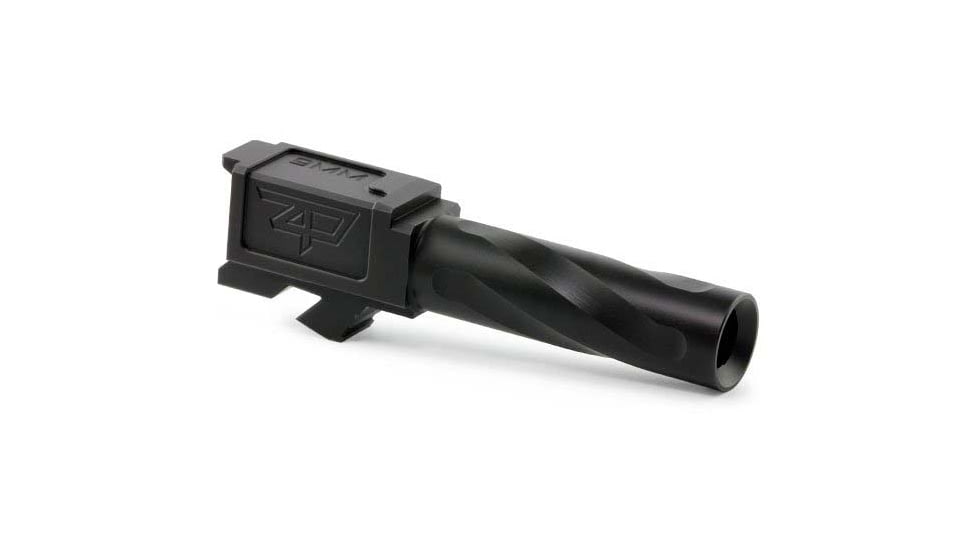 Zaffiri Precision Glock 26 Gen 1-4 Flush and Crown Pistol Barrel, 9mm Caliber, 1-10 Twist, 416R Stainless Steel, Black Nitride, ZP.26BBN