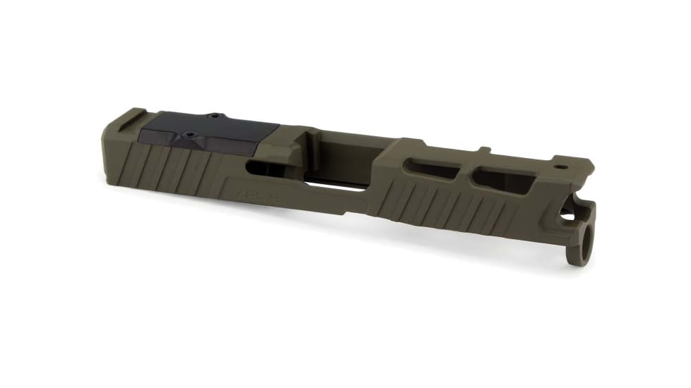 Zaffiri Precision RTS Glock 19 Gen 5 ZPS.4 RMR Cut Slide, Olive Drab OD Green, ZPS.4.19.G5.OD