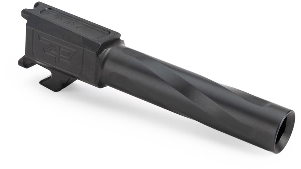 Zaffiri Precision Springfield Hellcat Pro Flush &amp; Crown Pistol Barrel, Twist 1-10, 416R Stainless Steel, Black Nitride, ZP.HCPROBBN