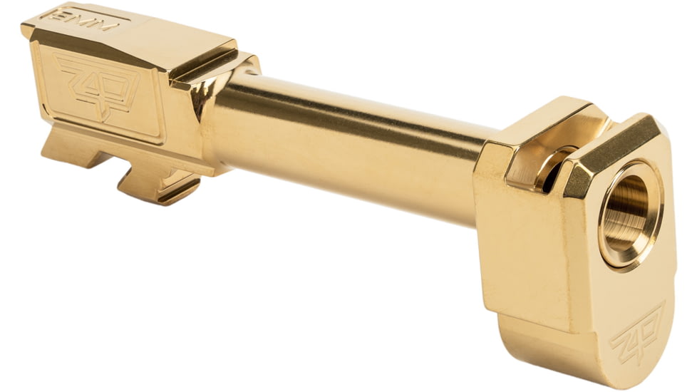 Zaffiri Precision Threadless Compensator 9mm Fits G43/43X Gold Stainless Steel, ZP.43BTCG