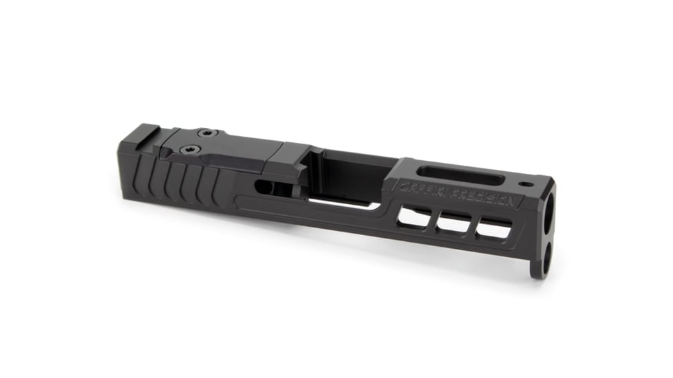 Zaffiri Precision ZPS3 Glock 43, Glock 43X 9mm Luger Pistol Slide, Black, SL-G43-ZPS3-RMSC-BLK